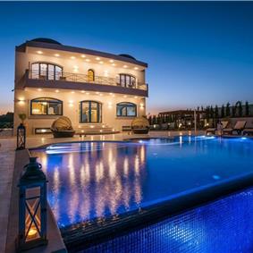 6 bedroom luxury villa with pool near Agia Pelagia, sleeps 12